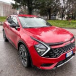 Kia sportage piove