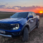 Raptor e tramonto